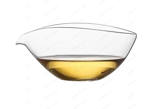 

Чашка-обтекатель в форме листа плоской лодки, чайник из боросиликатного стекла для выравнивания, термостойкий и прозрачный