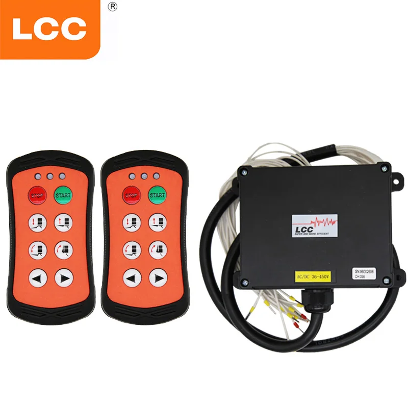 LCC A600 6 Buttons Sensitive Car Tailgate Control Wireless Industrial Remote Control Switch Waterproof Lift Crane Controller