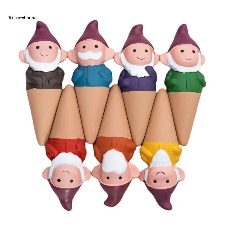 

7pcs Auto Drip Irrigation System Gnomes Automatic Watering Plant Flower Indoor Dropship