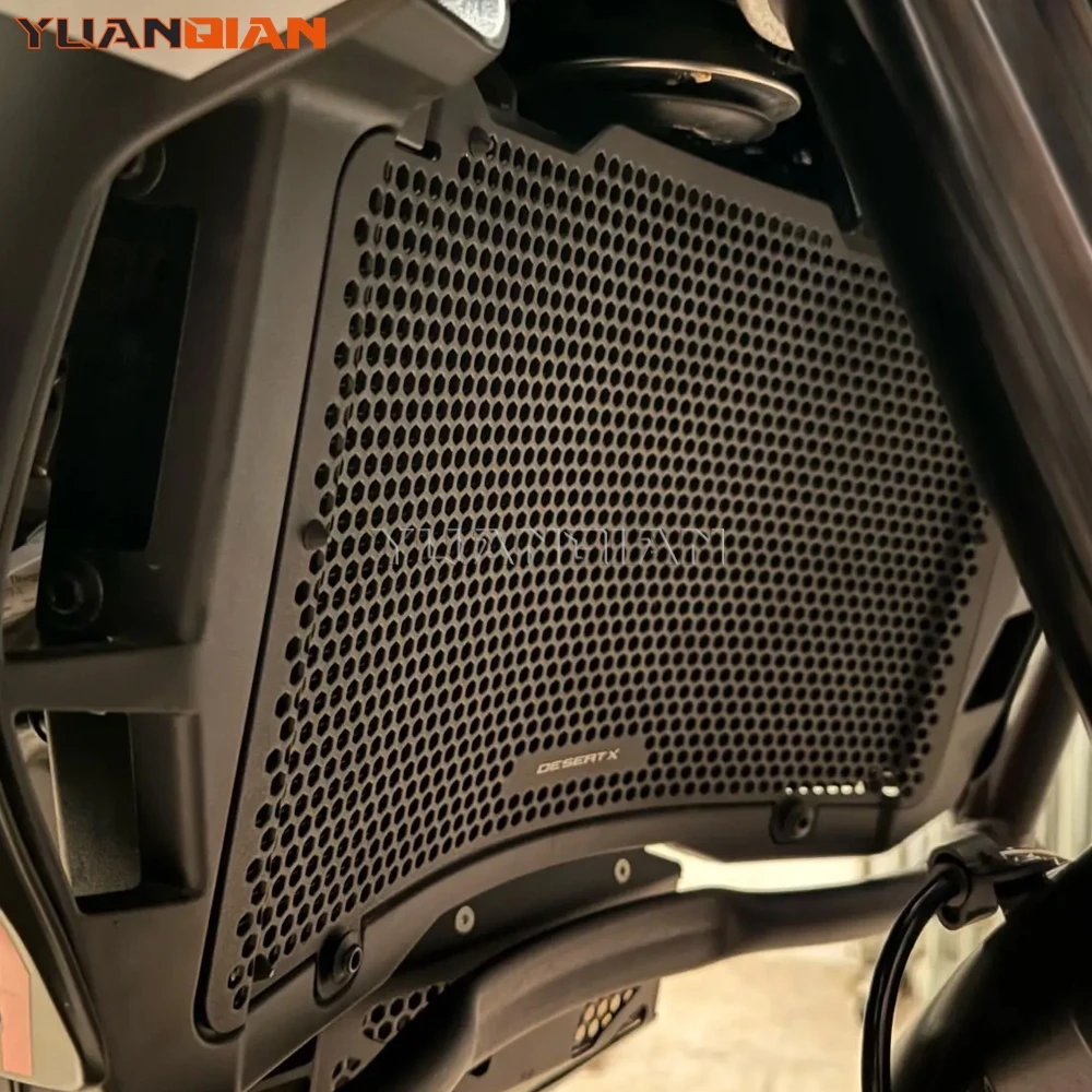 

For Ducati DesertX Desert X Rally 2022 2023 2024 2025 2026 DESERT-X Motorcycle Accessories Radiator Guard Protector Grille Cover