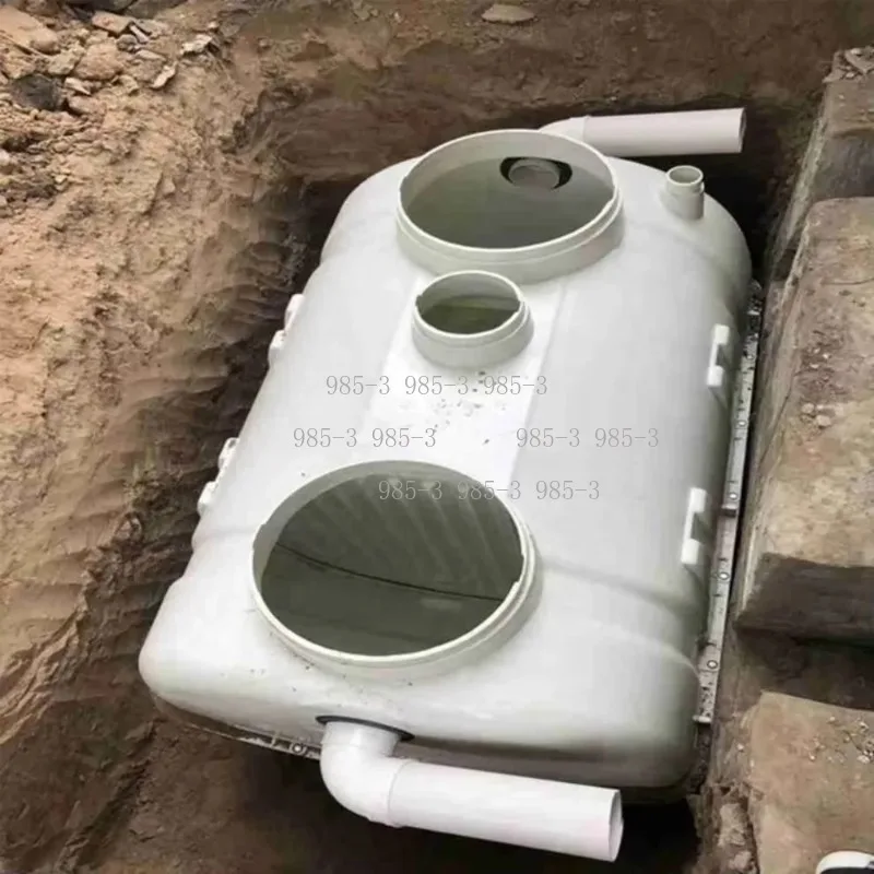 Underground Residential Septic Tank, Lightweight FRP Fiberglass Plastic Structure