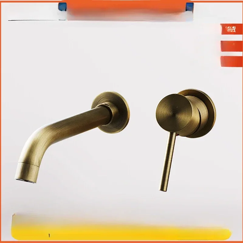 

Wash your face and wash your hands on the basin simple copper faucet hot and cold bathroom faucets accessories