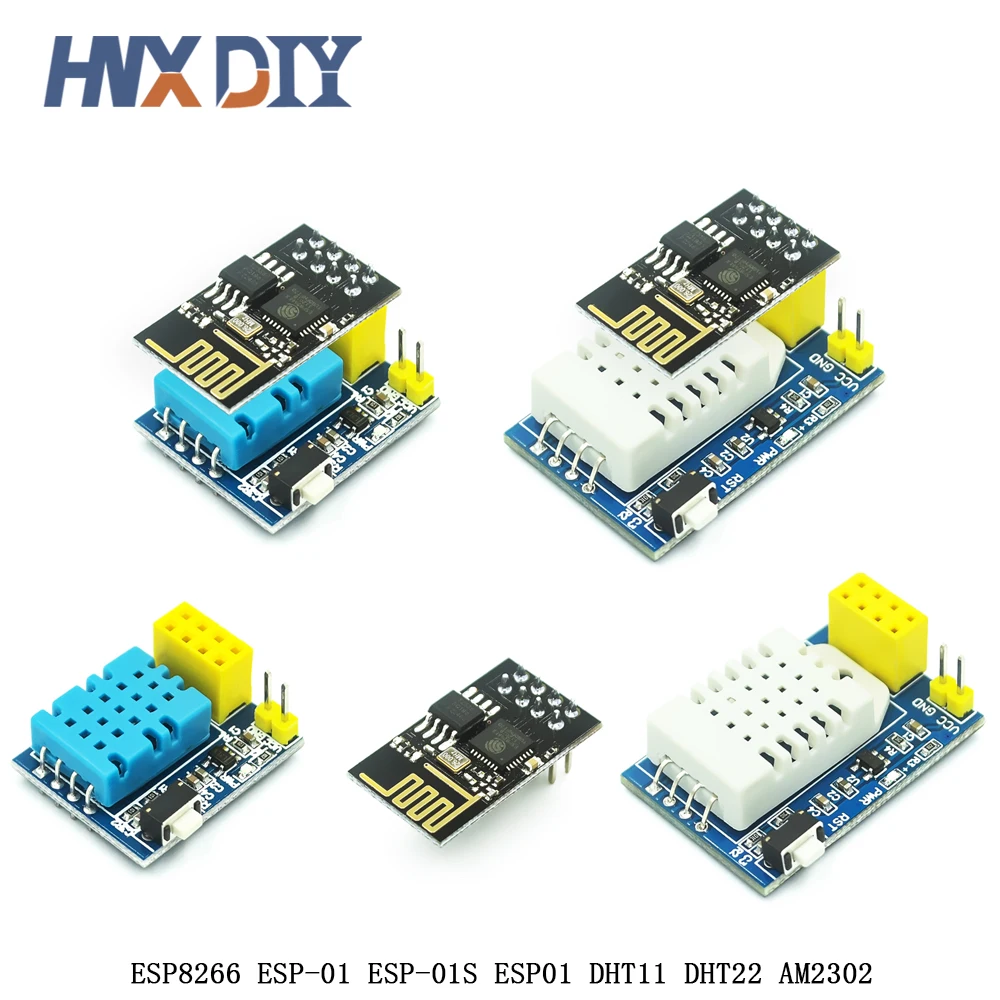 ESP8266 ESP-01 ESP-01S ESP01 DHT11 DHT22 AM2302 Digital Temperature Humidity Sensor Wifi Module Replace SHT11 SHT15 High