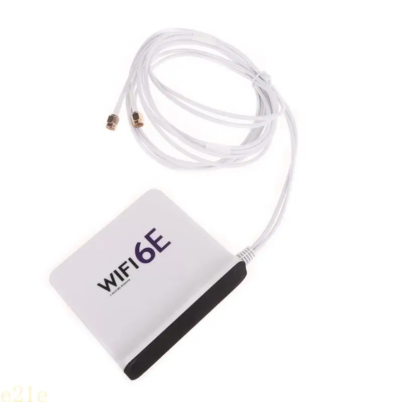 

E21E Band 2.4/5Ghz/6Ghz High Directional Extension Antenna for Intel AX210/200 Wifi 6E /6/5 Adapter Wifi6