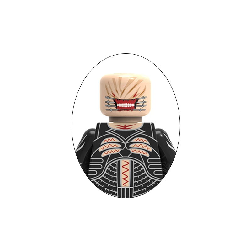 مكعبات بناء Hellraiser شخصيات الحركة الصغيرة نموذج الطوب تجميع ألعاب هدايا الأطفال #4