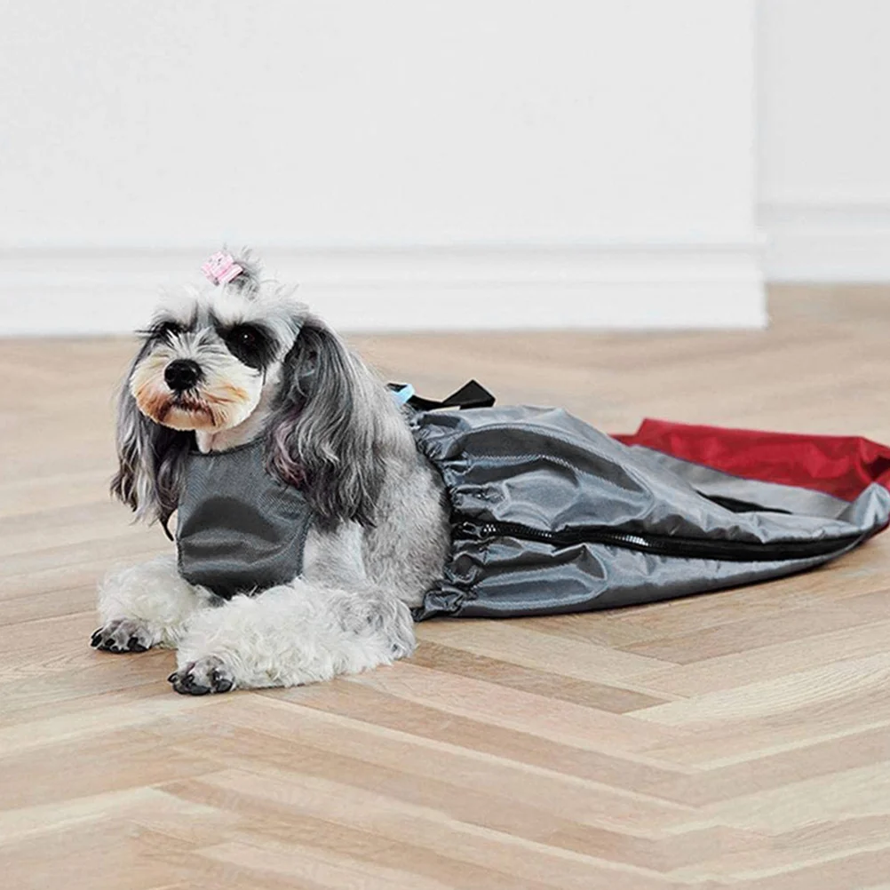 

Paralyzed Pet Protection Dragging Bag Portable Polyester Soft Sack for Disabled Pets Indoor Use Long Enough Step In