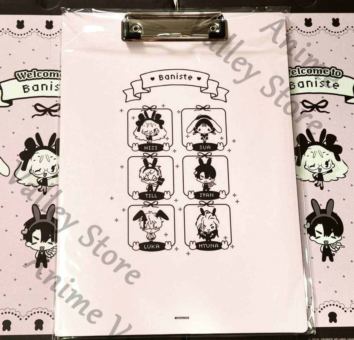 

Подлинная аниме Alien Stage Sua Till Ivan Luka Hyuna MiZi Косплей Письменный коврик Шина Мультфильм Sticky Note Карта мгновенной визуализации Рождество