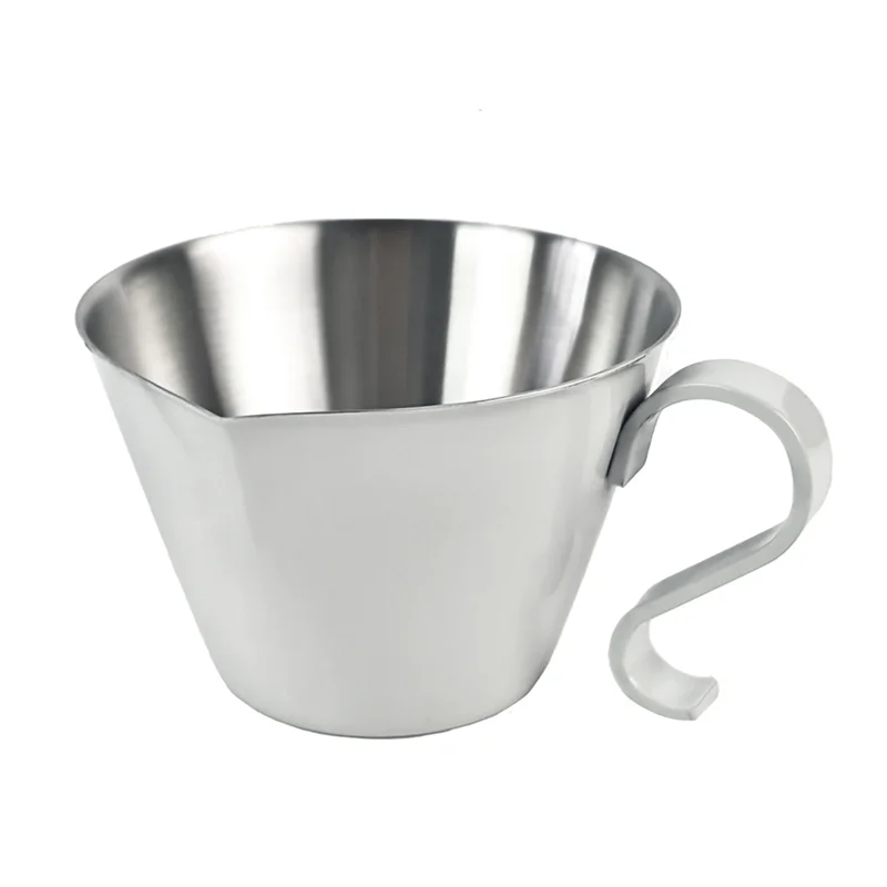 KYCOR-Cylindre d'art Latte avec bouche pointue tasse à lait 304 acier inoxydable fantaisie café lait mousse Pot café tasse d'extraction