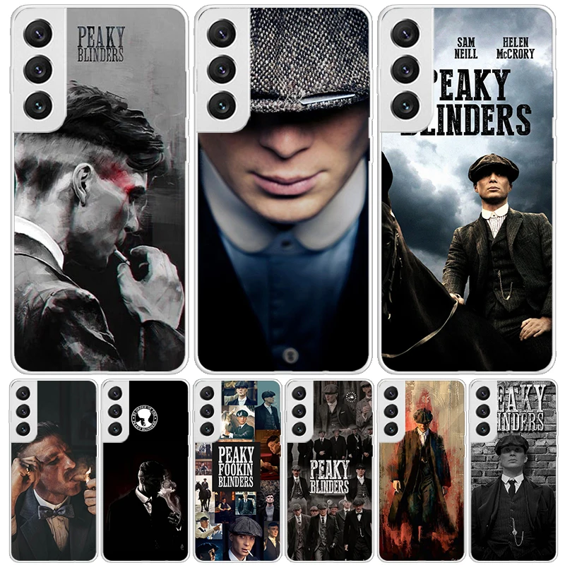 P-Peaky B-Blinders Case Phone Cover for Samsung Galaxy S24 Ultra S23 Plus S22 + S21 S20 FE S10E S10 S9 S8 S7 Edge Trend Fundas