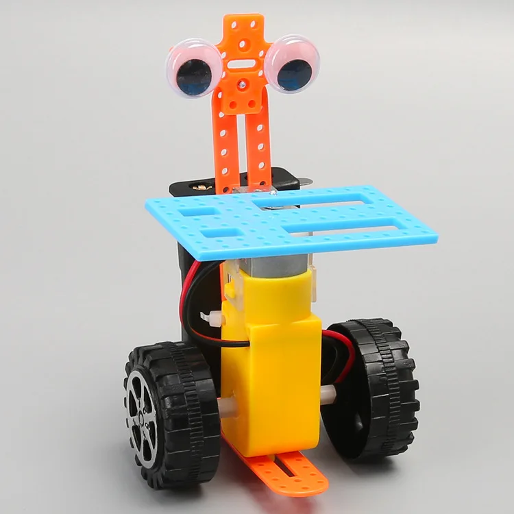 Funny Food Delivery Robot Creative Science And Technology Small Production Kids DIY Handmade Assembling Toys STEAM Material Kit