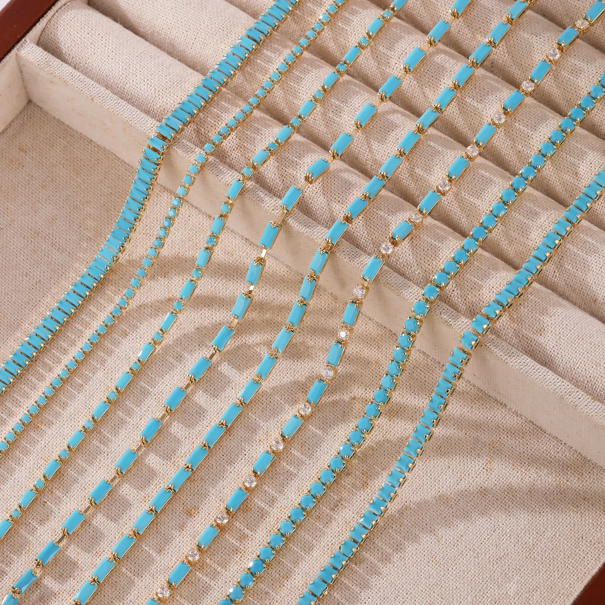 Colar de Luxo Cravejado para M - Tennis Bracelet Cubic avaliação e preço