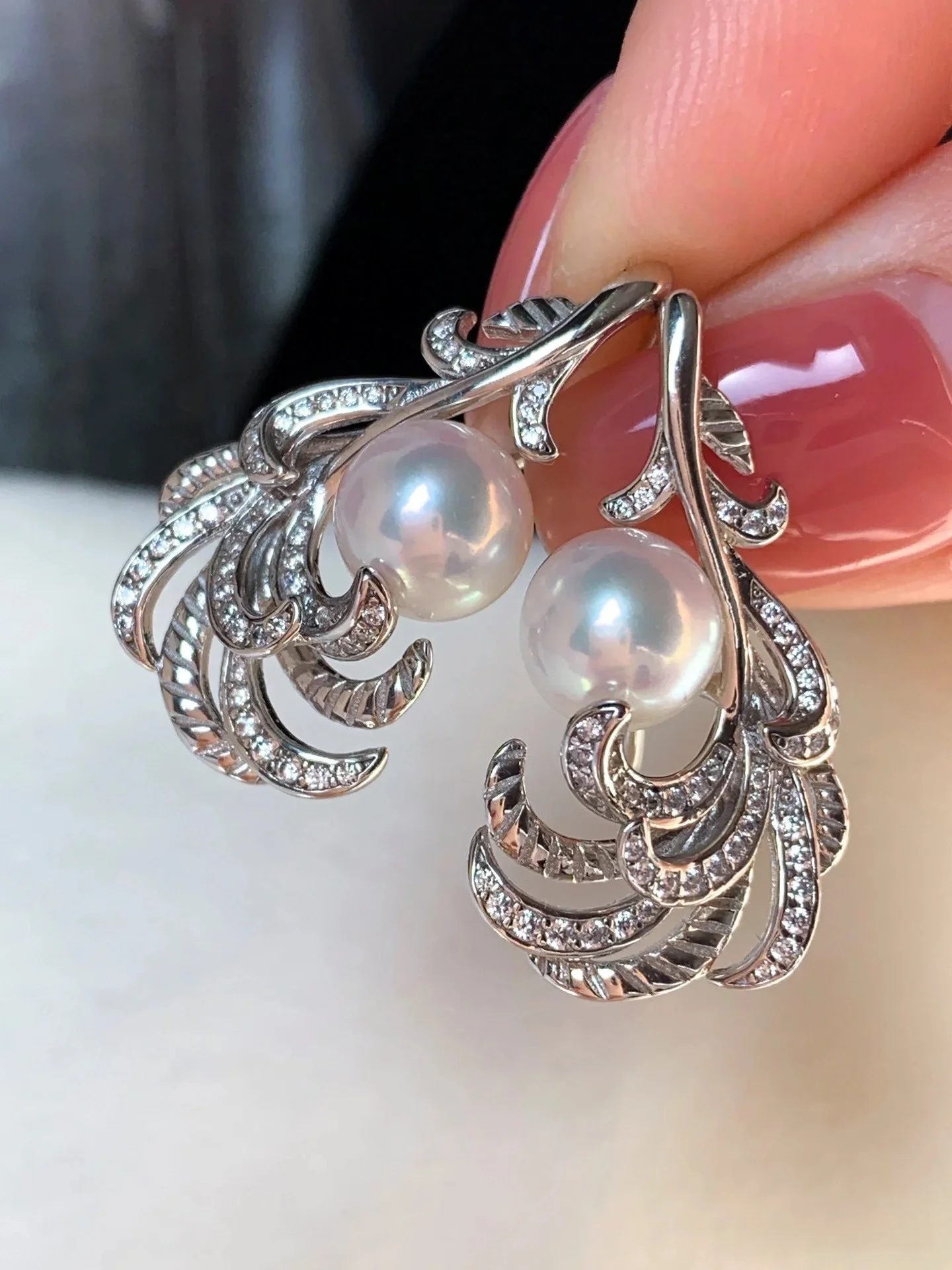m-home-dilireba-tongliya-feathers-earrings-nelace-ring-faionable-imperfect-victim-dominant-trendy-l-pearl-jewelry