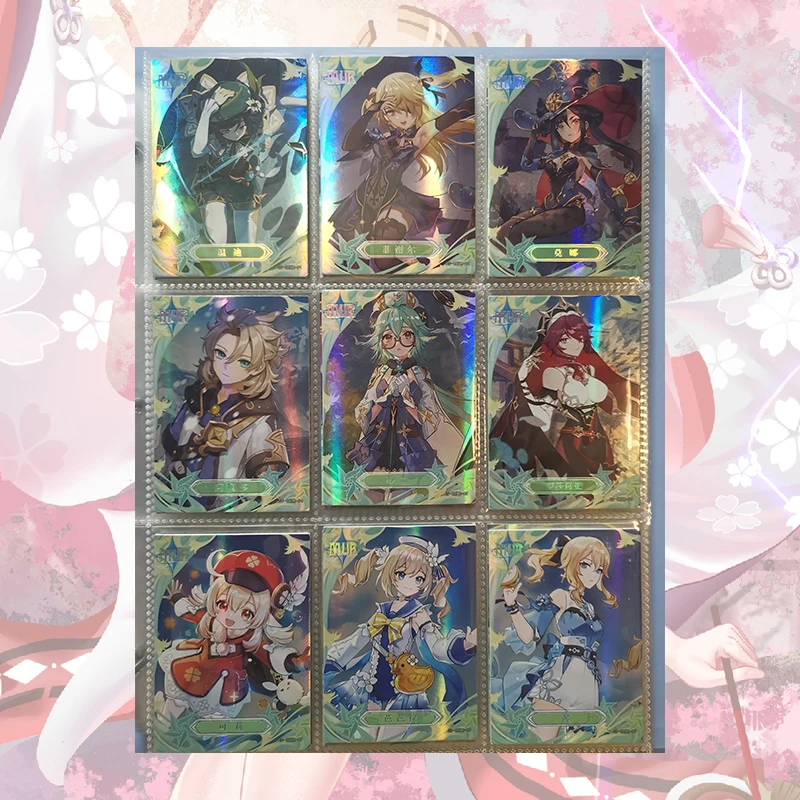 

Anime Goddess Story MUR DUR XUR Cards Yae Miko Kamisato Ayaka Shenhe Ganyu Barbara Mona Sangonomiya Kokomi Collectible Cards