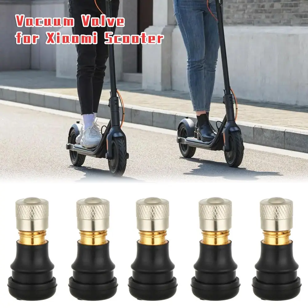 1/2/5Pcs New 26mm Electric Scooter Accessories Tubeless Tire Valve Wheel Gas Valve Vacuum Valves Electric Scooter Valve