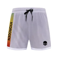 Heren Shorts Regenboog Geruite Print Sport Sneldrogende Tennisshort Hardloopfitness Heren Tennisclub Kleding Trekkoord Shorts