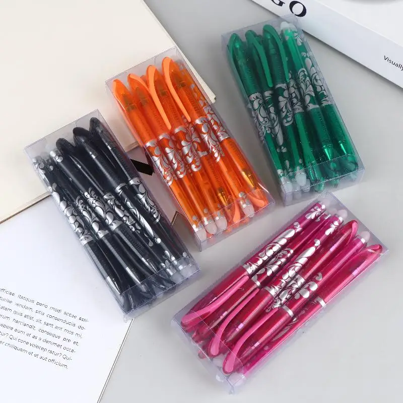 

12PCS Boxed Multicolor Erasable Gel Pens, Medium Tip 0.5mm, Smooth Writing, Suitable For Office And Everyday Use