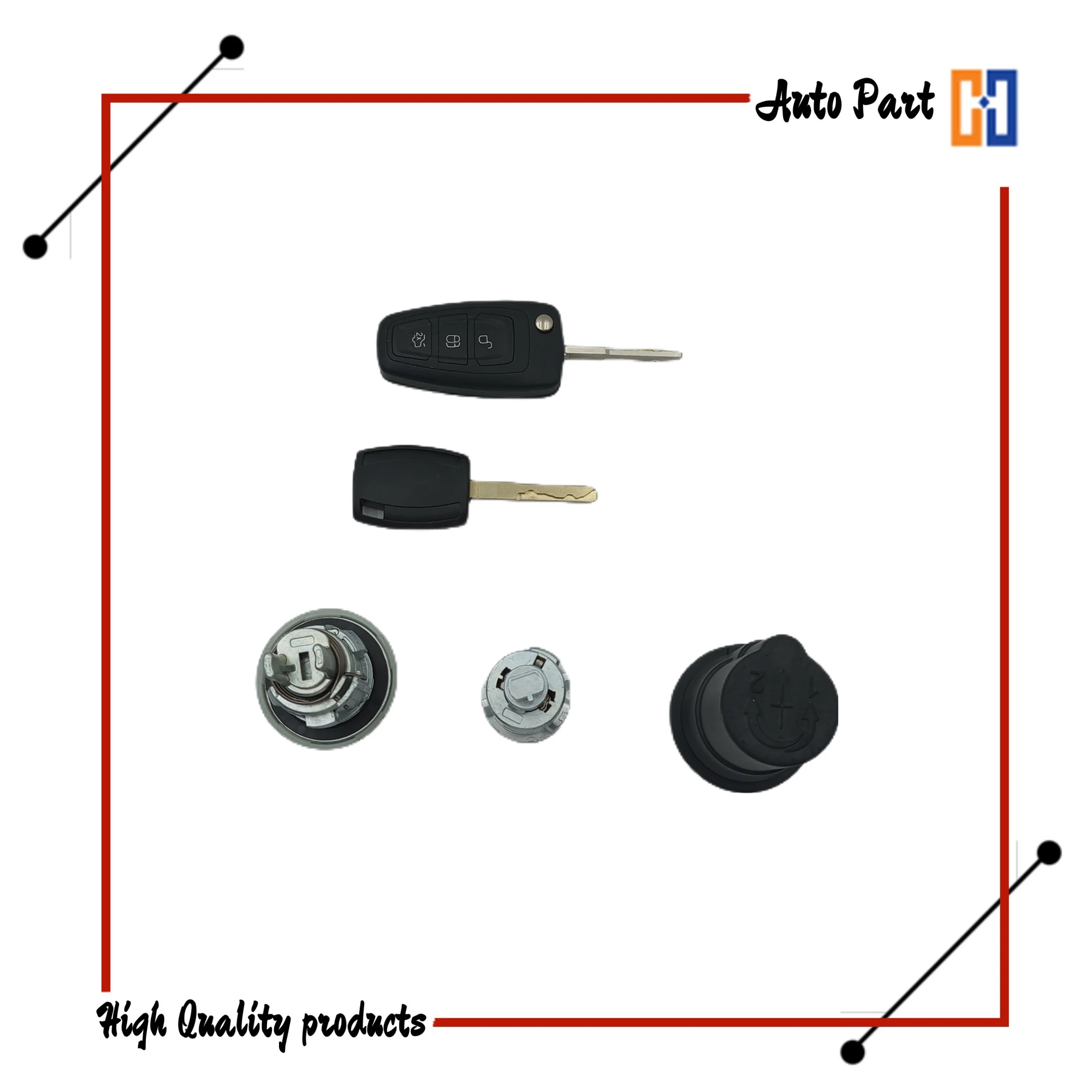 

Professional Full Car Lock Set with 1 Remote Key BK31-V22050-AEZ for Ford Transit TTG 2014 - High Quality Security Solution