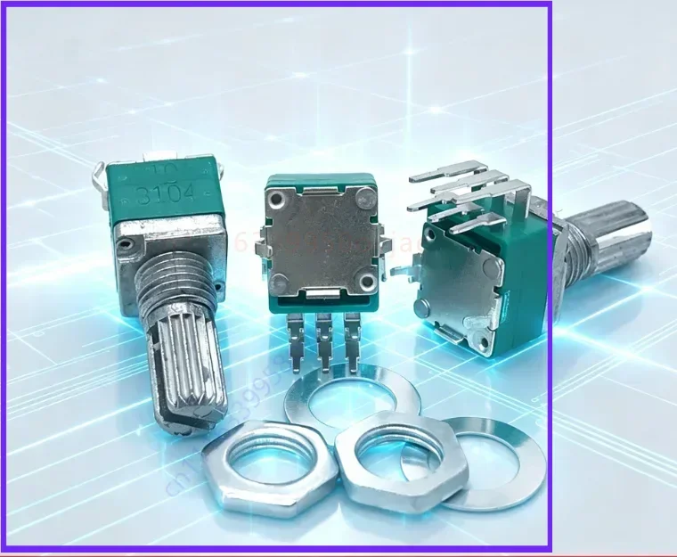 Dual RK097 6Pin Potentiometer for Audio Amplifier High Precision B5K B10K B20K B50K B100K A10K A20K A50K A100K 10PCS