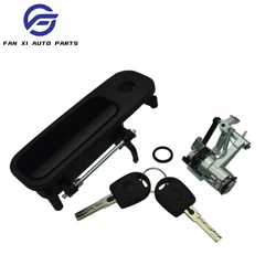 1J6827297G 1J6827565B Car Rear Tailgate Luggage Outer Door Handle With Lock 2 Keys For 1997-2006 VW Golf MK4 Polo Seat Arosa