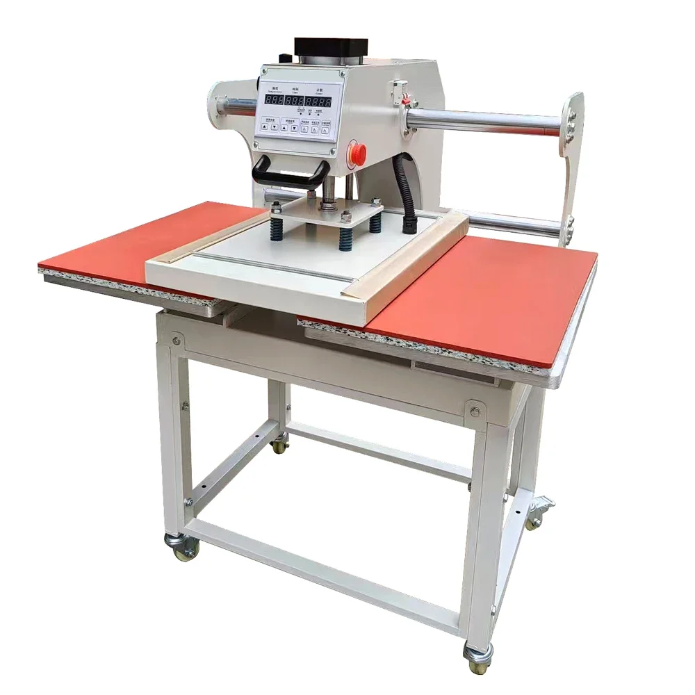

Hot Selling Discount 40*60cm Pneumatic Semi Automatic Double Station Heat Press Machine