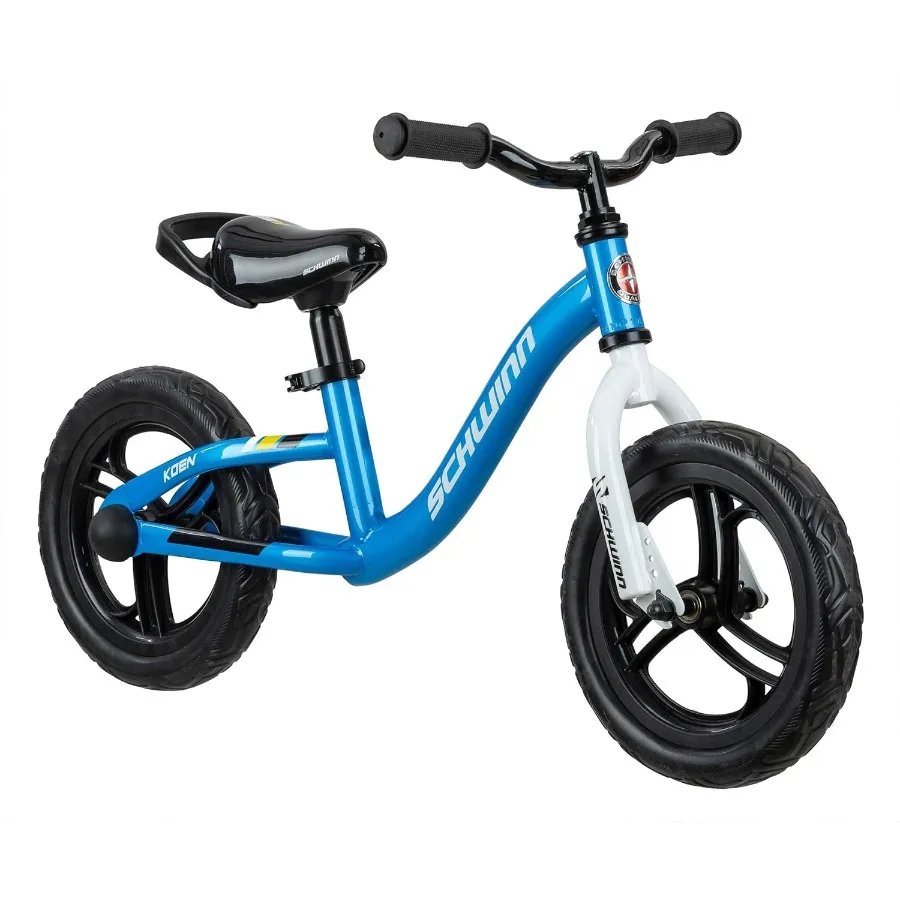Balance Bike, 12-18 Inch Bike for Kids Ages 2-13, Black, Blue, Red, Teal, Pink or Purple, SmartStart Ergonomic Design, Adjustabl