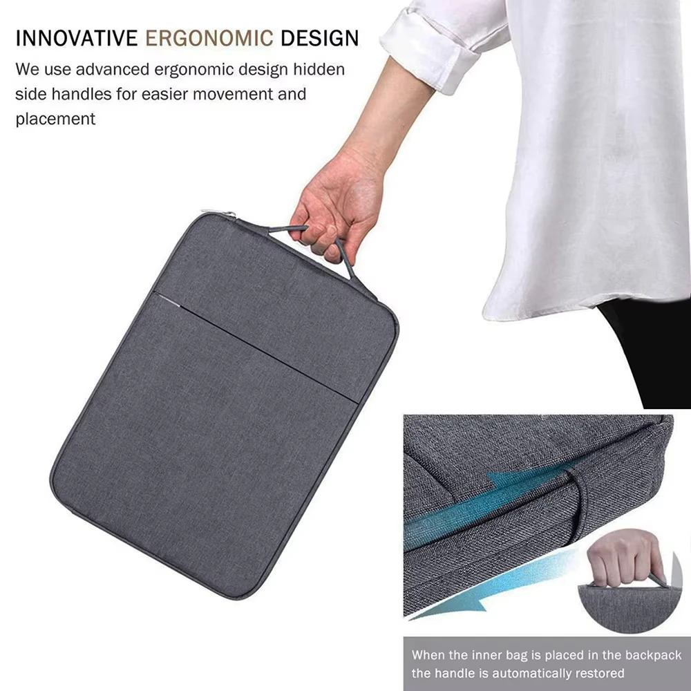 11/14/15.6-inch Laptop Inner Bag, Tablet Protective Cover, Waterproof Thin Storage Bag, Laptop IPad Handbag