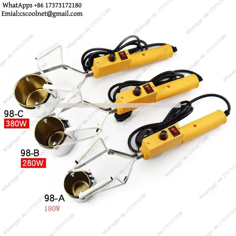 100W 150W 180W 250W 280W 300W 380W Portable Electric Solder Pot Melting Tin Station 200-480°C 220V