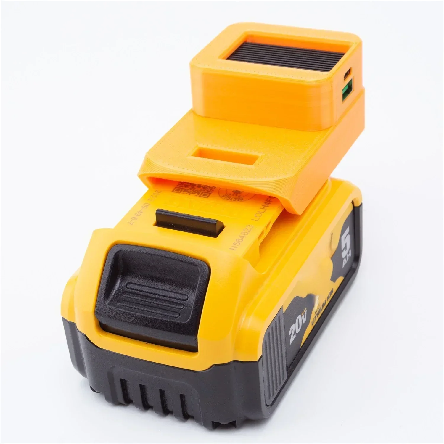 Fast Charging For DeWalt 18/20V MAX Li--ion Battery Adapter Cordless Portable Power Bank Convert To for Laptops and Mobile Phone