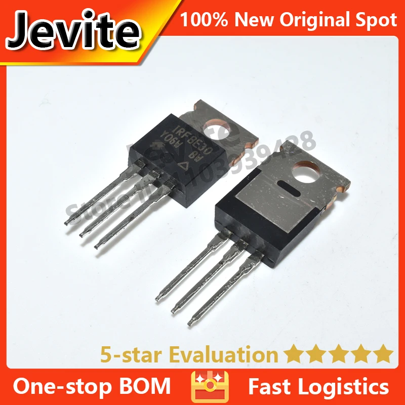 

Jevite 100% New Original electronics Controller 10-50 units/lote IRFBE30 IRFBE30PBF TO-220 4.1A 800V MOSFET