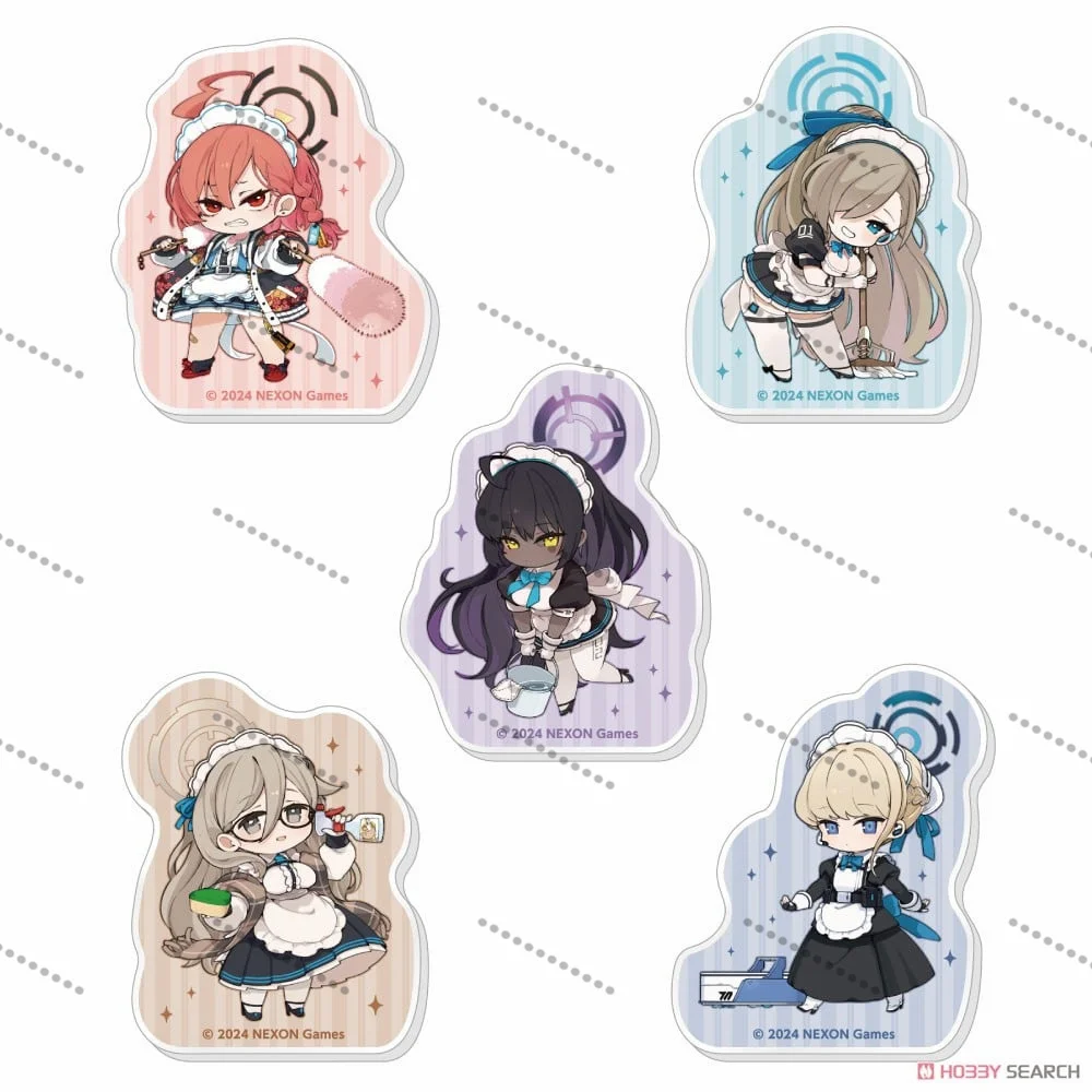 

Cute Anime Blue Archive Acrylic keychain Character role-playing Pendant collection gifts 6cm