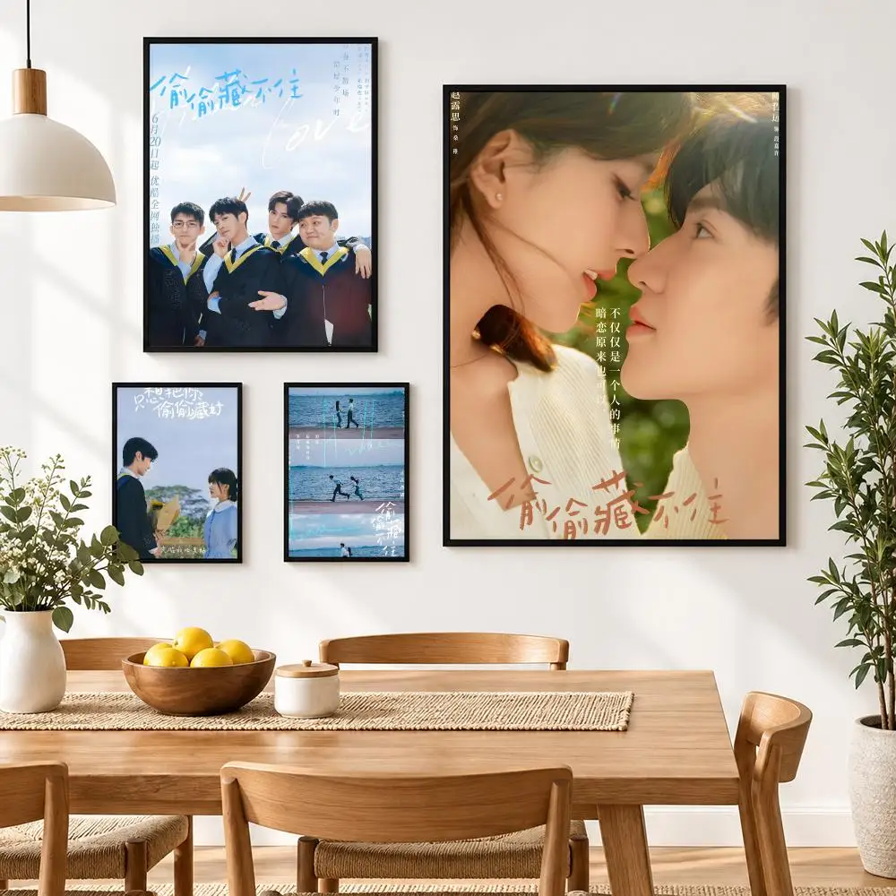 Hidden Love amor oculto zhao lusi Poster Waterproof HD Modern Peel And Stick Wall Decor Living Room Dorm Garage