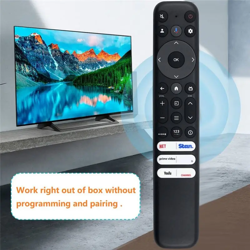 DT23 Replacement Remote Control for TCL TV Model RC813 FAB1 Remote Control Durable Easy Install