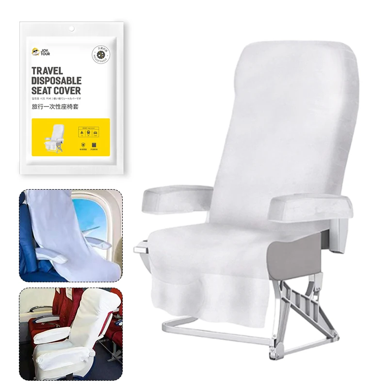 

1 Set Disposable Seat Cover Public Transport Airplane Train Seat Anti-dirty Protect Non Woven Anti-Contact Bus Car Seat Cover