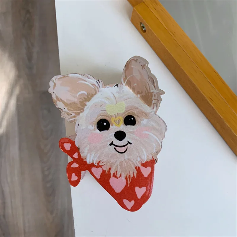 Schattige Kleine Dieren Kat Tijger Haar Klauwen Clip Cartoon Acryl Haarclips Rug Hoofd Haai Clip Accessoires Voor Vrouwen