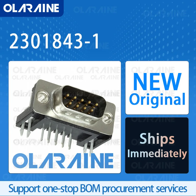 

5/10/50Pcs 2301843-1 100% brand new and original IC chip D-Sub standard connector 9 Position