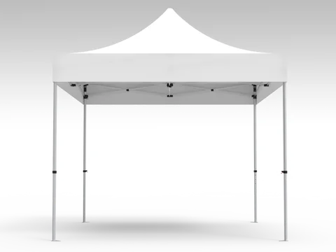 Tenda nuziale di marca personalizzata di lusso, gazebo pieghevole 3×3 per cerimonie all'aperto, baldacchino impermeabile resistente con design elegante