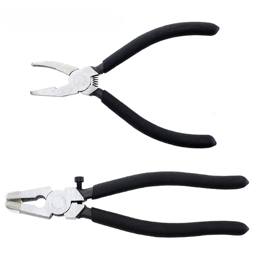 

Flat Nose Pliers 8 inch/6 inch Adjustable Glass Pliers Heavy Duty Breaking Pliers for Tiles Floor Glass Hand Tools