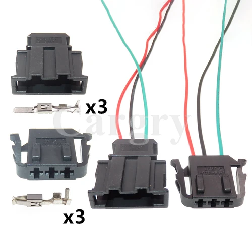 Imagen 1 del producto Conector de Cable eléctrico para automóvil, 3P, sin sellado, 191972703, 191927713, 1, 929589, 1, 1, 929597, 1 Juego