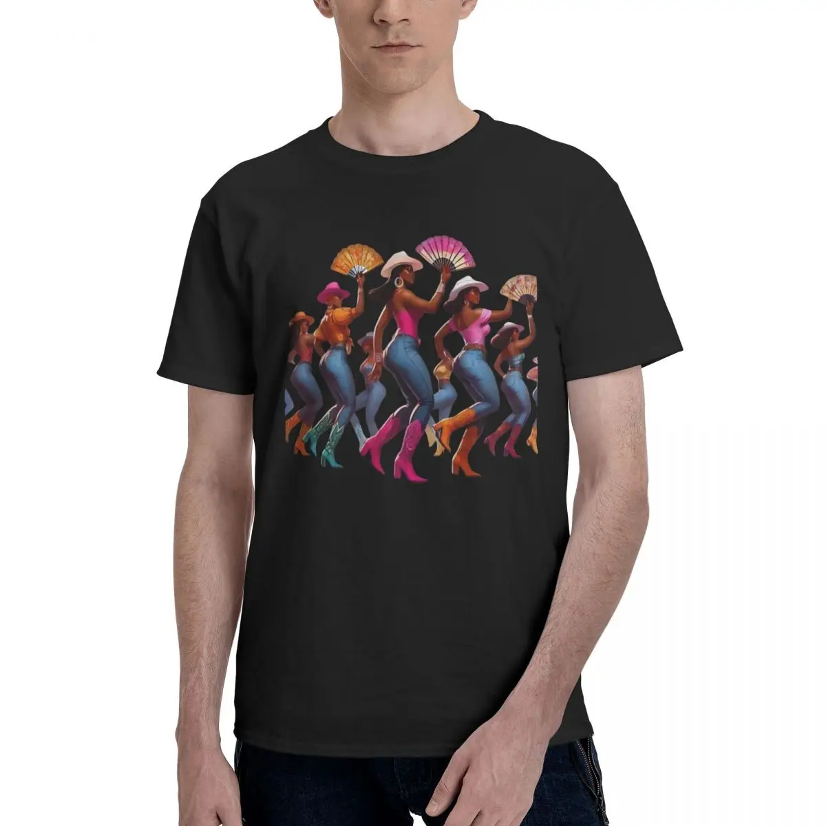 Sports Colorful Cowgirl Dance Top tee Kemp Classic High grade Activity competition USA Size