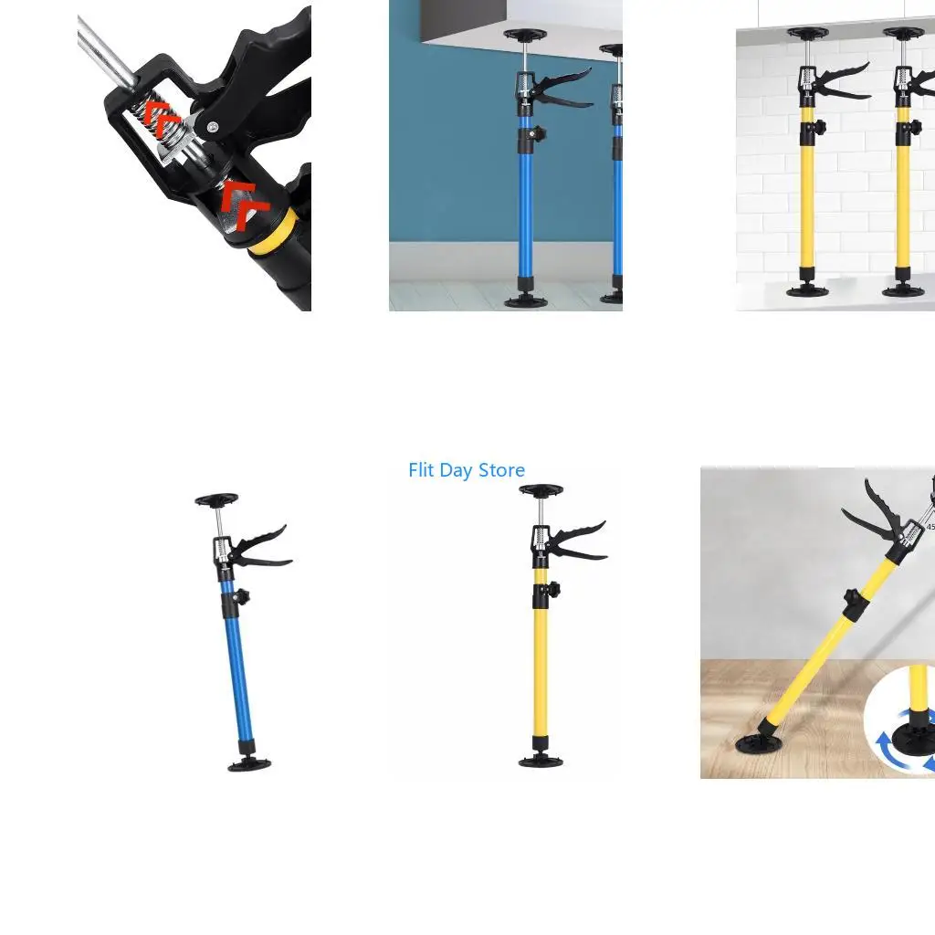 F92C Secure Adjustable Support Rod Hanging Cabinets Kitchens Tool Releases Installation Sturdy Build Nylon Support Holders