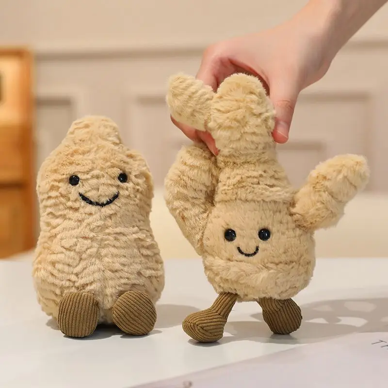 

Soft stuffed animal toy for girls, cute peanut potato ginger plush doll set, ideal birthday & holiday gift