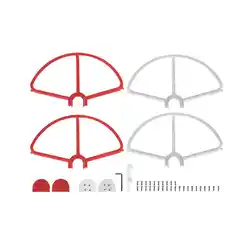 Removable Propellers Prop Protectors Guard Bumpers ABS for DJI Phantom 3 Red White