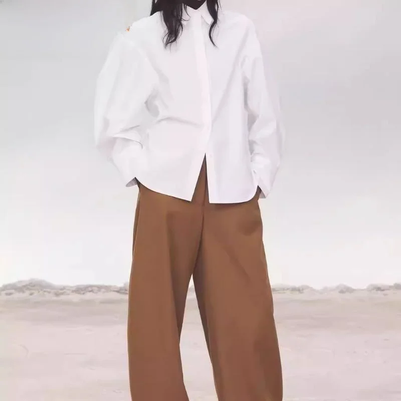 

Faionable Long Sve irts Женская шелковая новая осенне-зимняя коллекция, ограниченная серия, универсальная свободная посадка с бабочкой...