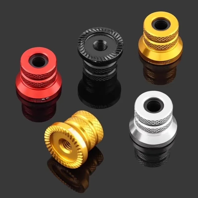 1 pair of quick-release rod nuts for mountain bicycles; universal fixed shaft nuts before and after the hub axis of the hub.