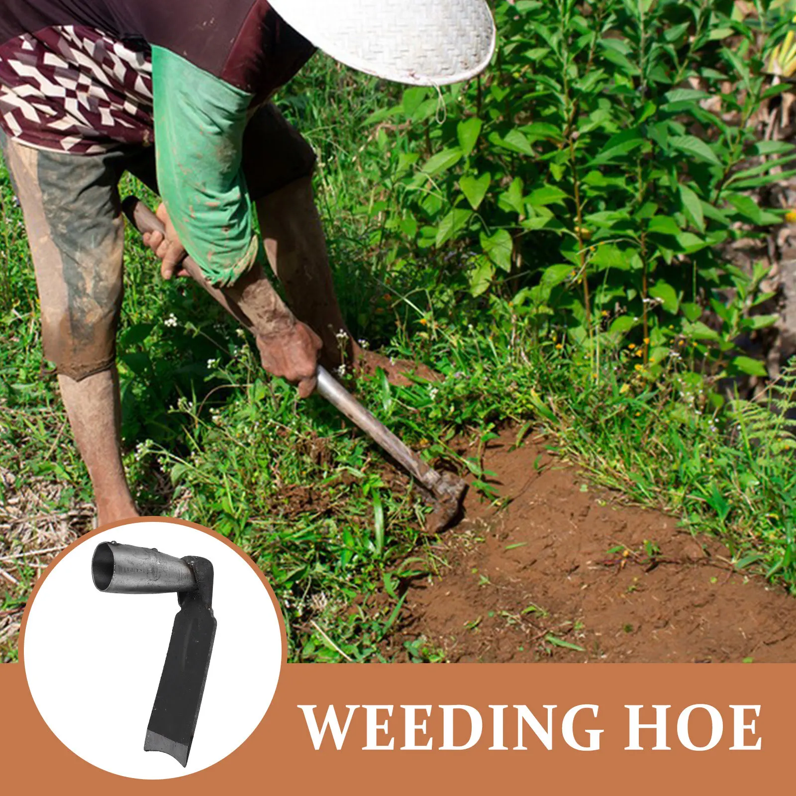 

Усиленная садовая мотыга-насадка для сельскохозяйственных работ: вспашки, прополки, копки, посадки. Инструмент для прополки сада.