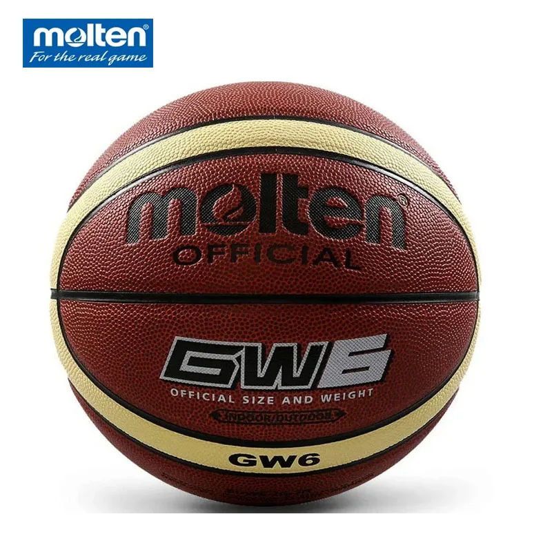 Original MOLTEN Basketball GW6 Official PU Leather Wear-resistant Non-slip Indoor and Outdoor Game Training Basketball Ball