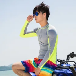 Diving swimsuits, men's surfsuits, snorkeling suits, surf suits, long sleeves, sun protection, men's wetsuits