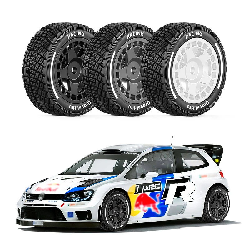 

4pcs Wheel Rim Tire Compatible with 1/14 MJX Hyper Go Upgrade 14301 14302 14303 14304 Rc Car 12mm Hex Adapter Part