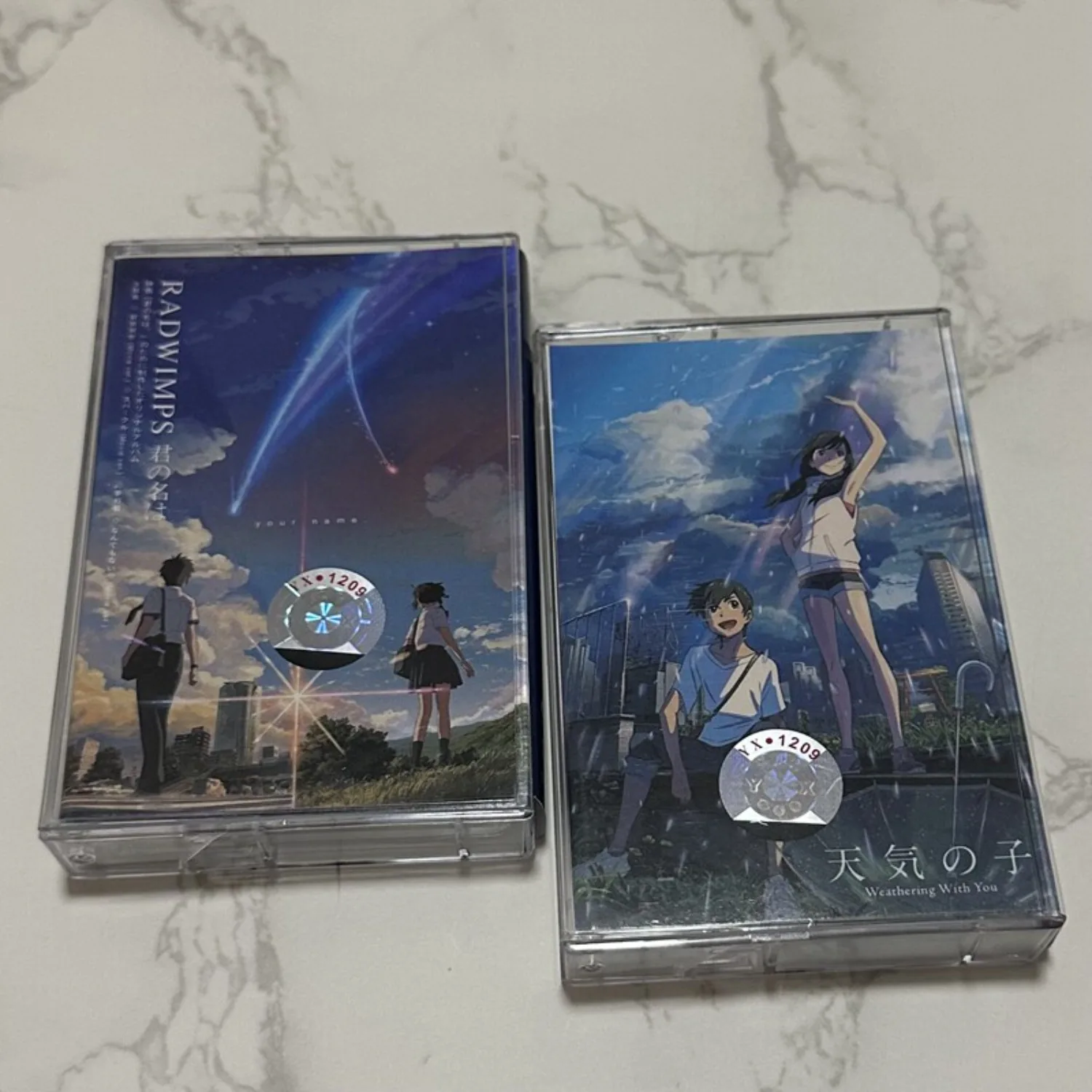 

RADWIMPS Your Name & Weathering with You Anime Soundtrack Audio Cassette Tapes Retro Vintage Analog Sound Collectible for Fans