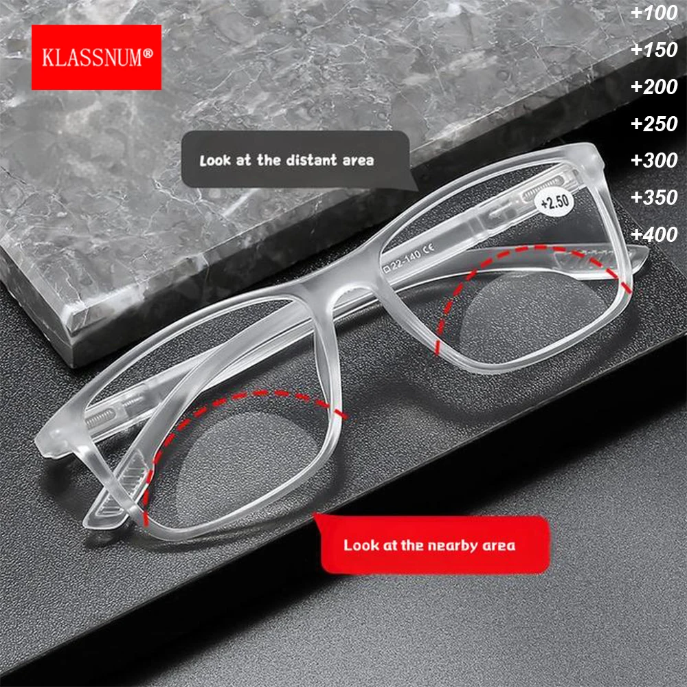 Reading Glasses for Men Smart Glasses with Automatic Adjustment  Multifocal Far Near Reading Glasses Plus Lens+1.0+1.5+2.0+2.5